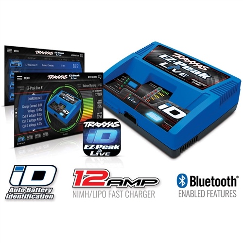 Traxxas EZ-Peak Live 12-Amp ID Charger